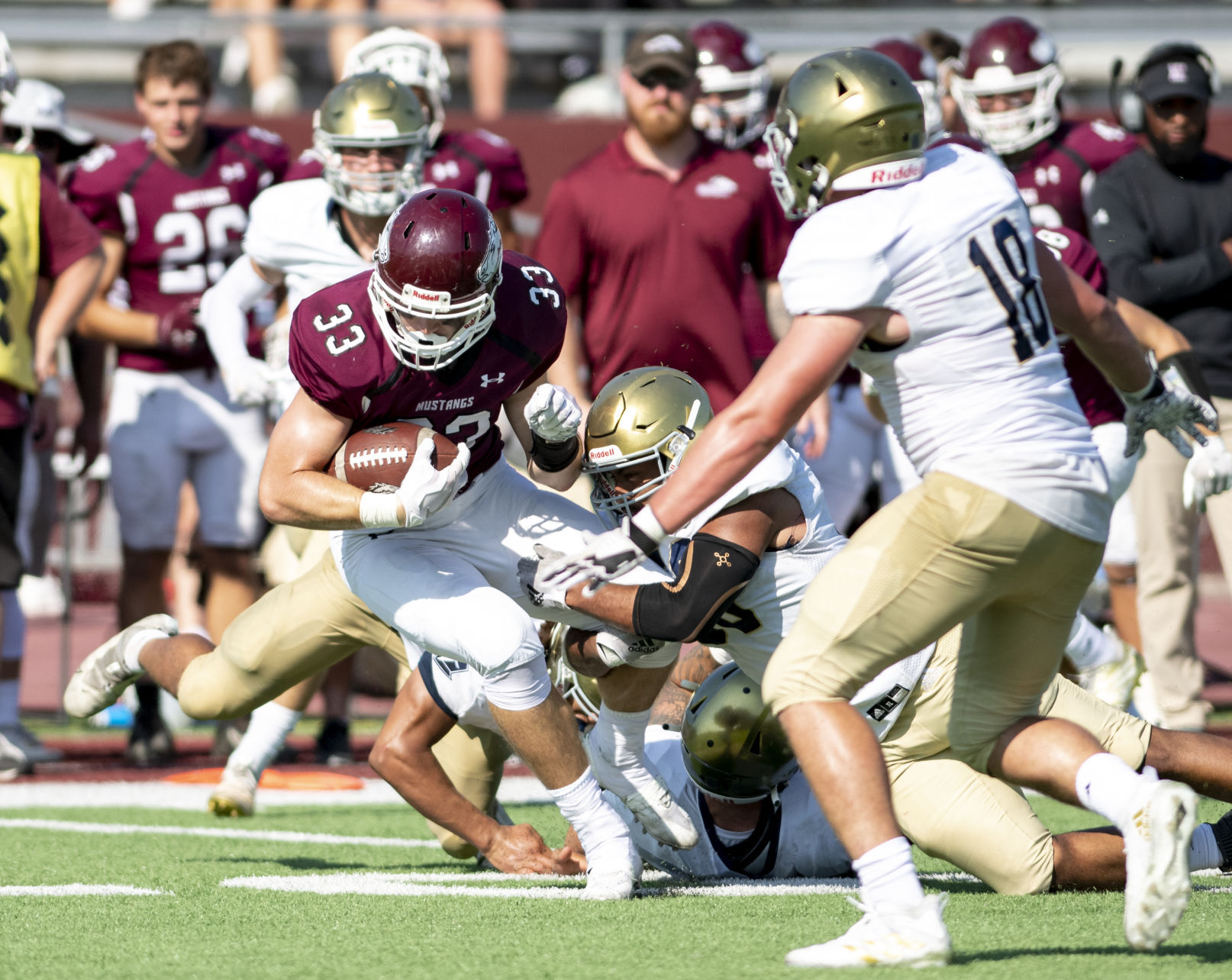 Morningside vs Mount Marty football